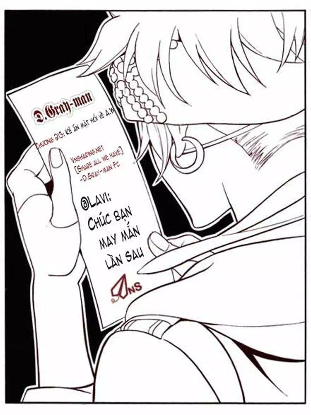 Truyện Tranh Quái Vật Sinh Ra Từ Linh Hồn Chết Chóc - D. Gray-Man trang 8