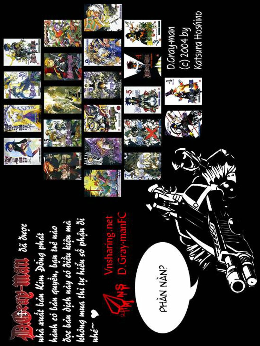 Truyện Tranh Quái Vật Sinh Ra Từ Linh Hồn Chết Chóc - D. Gray-Man trang 8