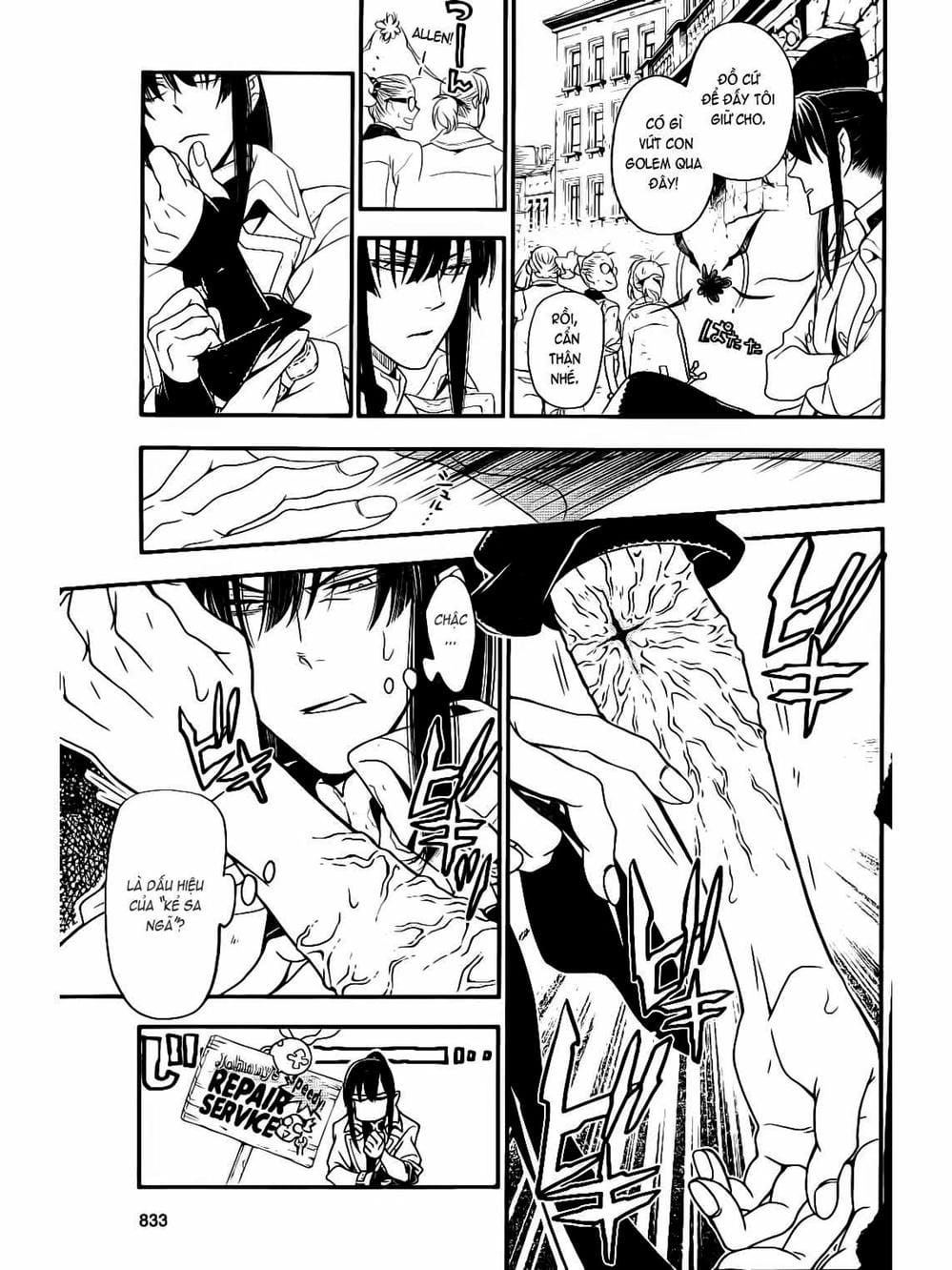 Truyện Tranh Quái Vật Sinh Ra Từ Linh Hồn Chết Chóc - D. Gray-Man trang 8