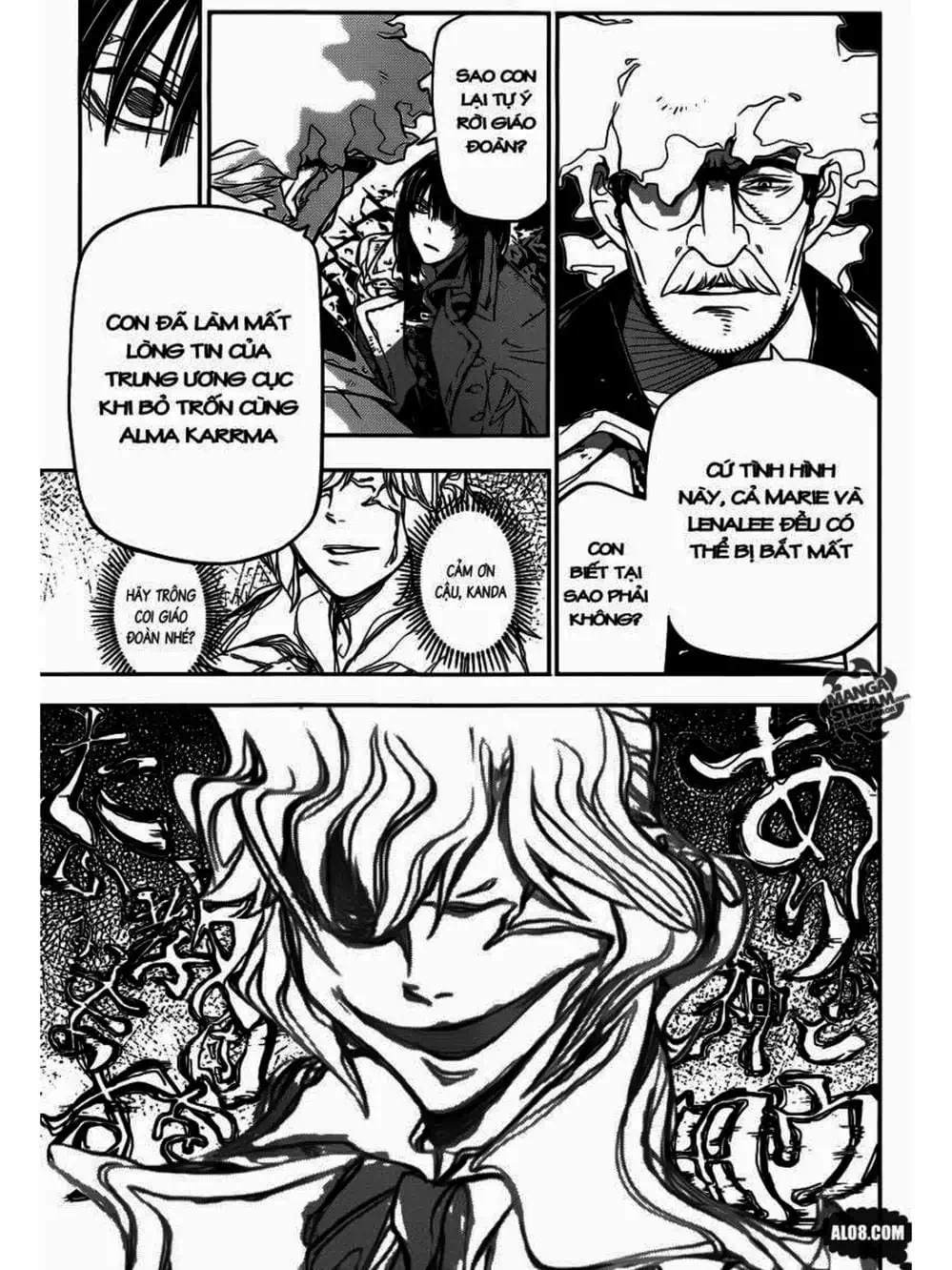 Truyện Tranh Quái Vật Sinh Ra Từ Linh Hồn Chết Chóc - D. Gray-Man trang 8