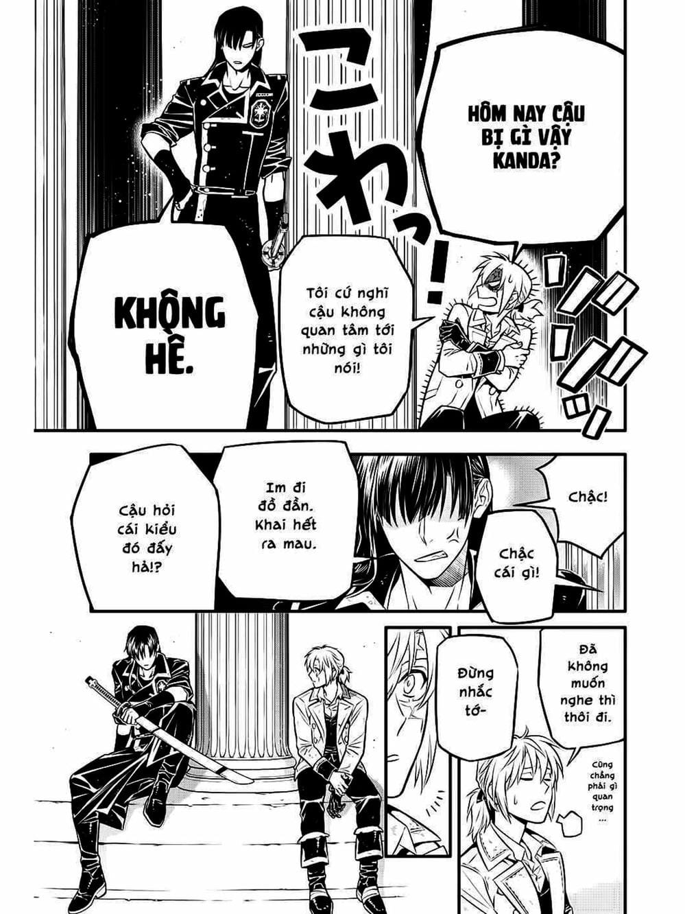 Truyện Tranh Quái Vật Sinh Ra Từ Linh Hồn Chết Chóc - D. Gray-Man trang 8