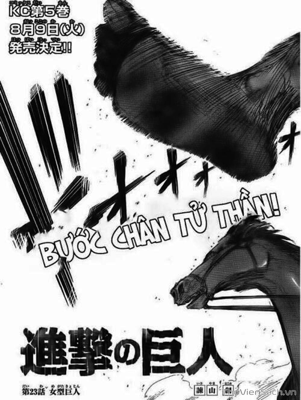 Truyện Tranh Đại Chiến Titan - Attack On Titan trang 8