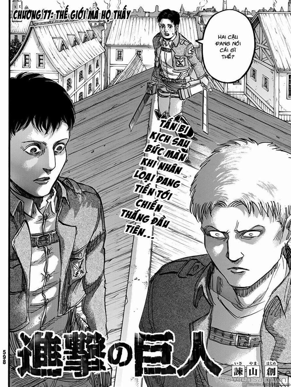 Truyện Tranh Đại Chiến Titan - Attack On Titan trang 8