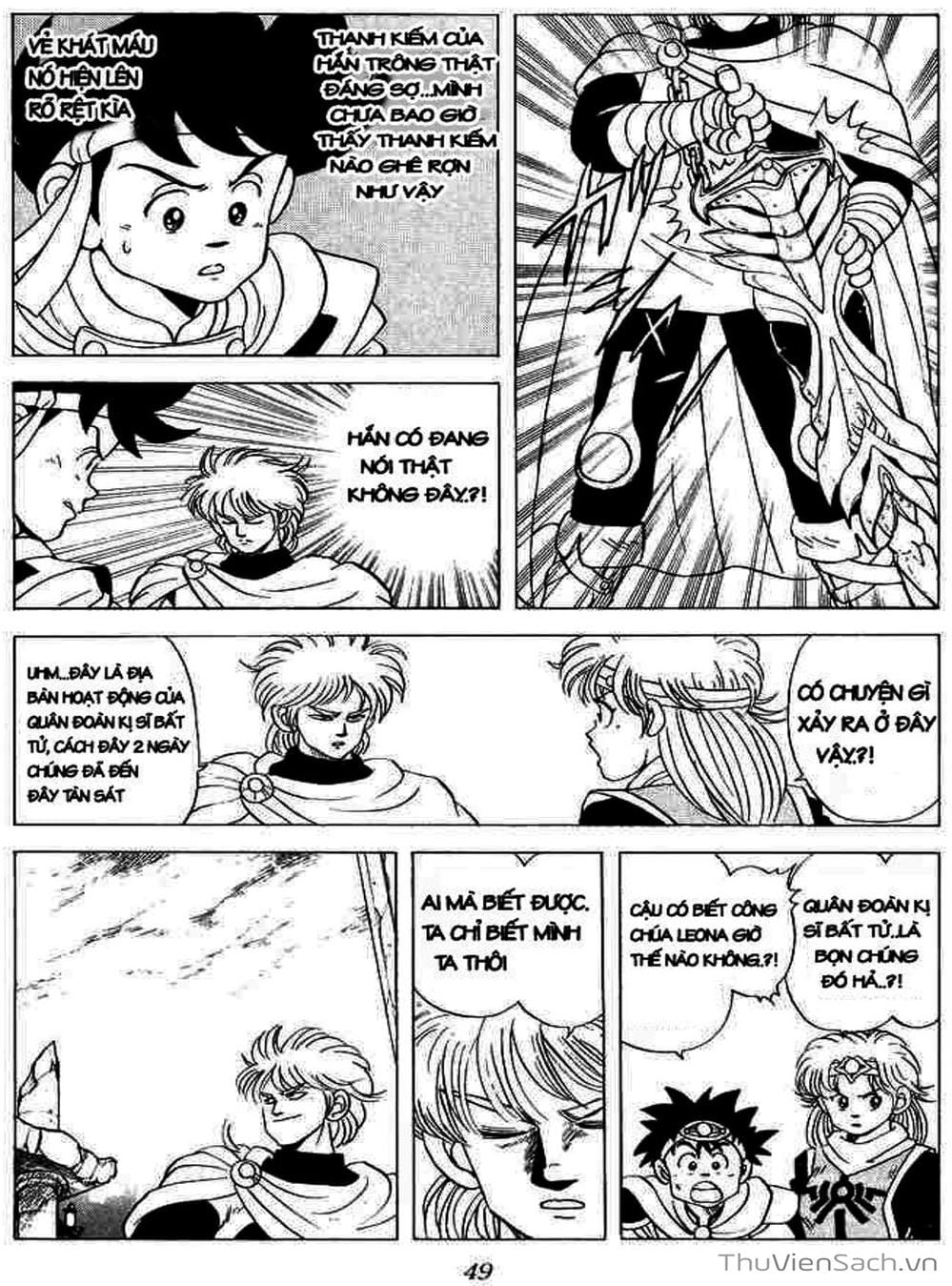 Truyện Tranh Dấu Ấn Rồng Thiêng - Dragon Quest trang 4