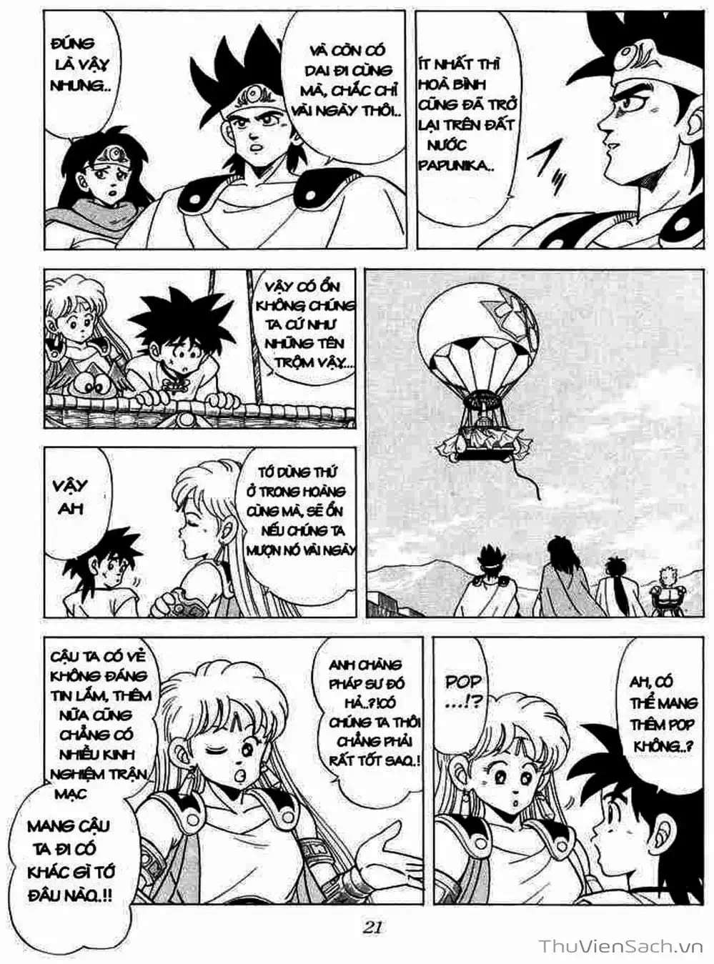 Truyện Tranh Dấu Ấn Rồng Thiêng - Dragon Quest trang 4