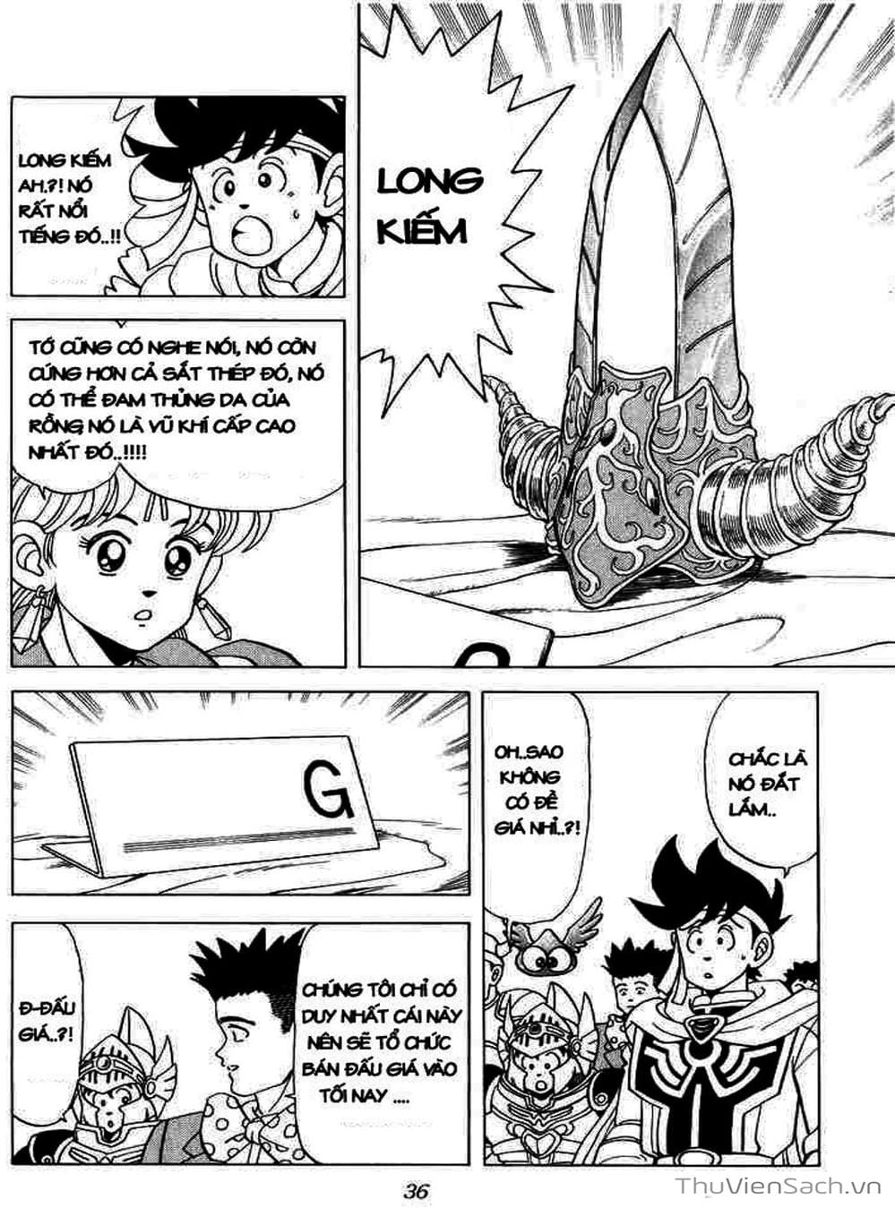 Truyện Tranh Dấu Ấn Rồng Thiêng - Dragon Quest trang 4