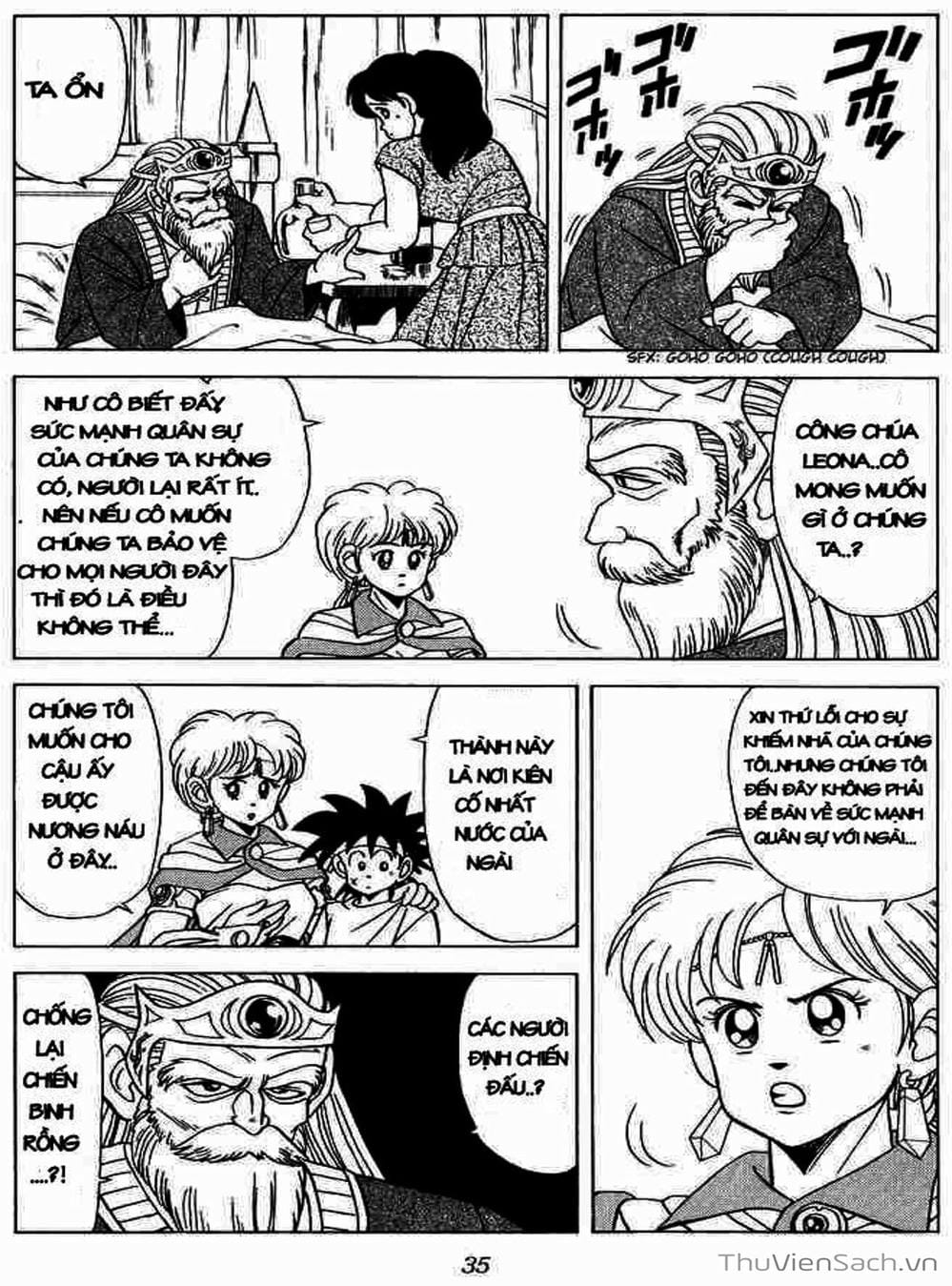 Truyện Tranh Dấu Ấn Rồng Thiêng - Dragon Quest trang 4