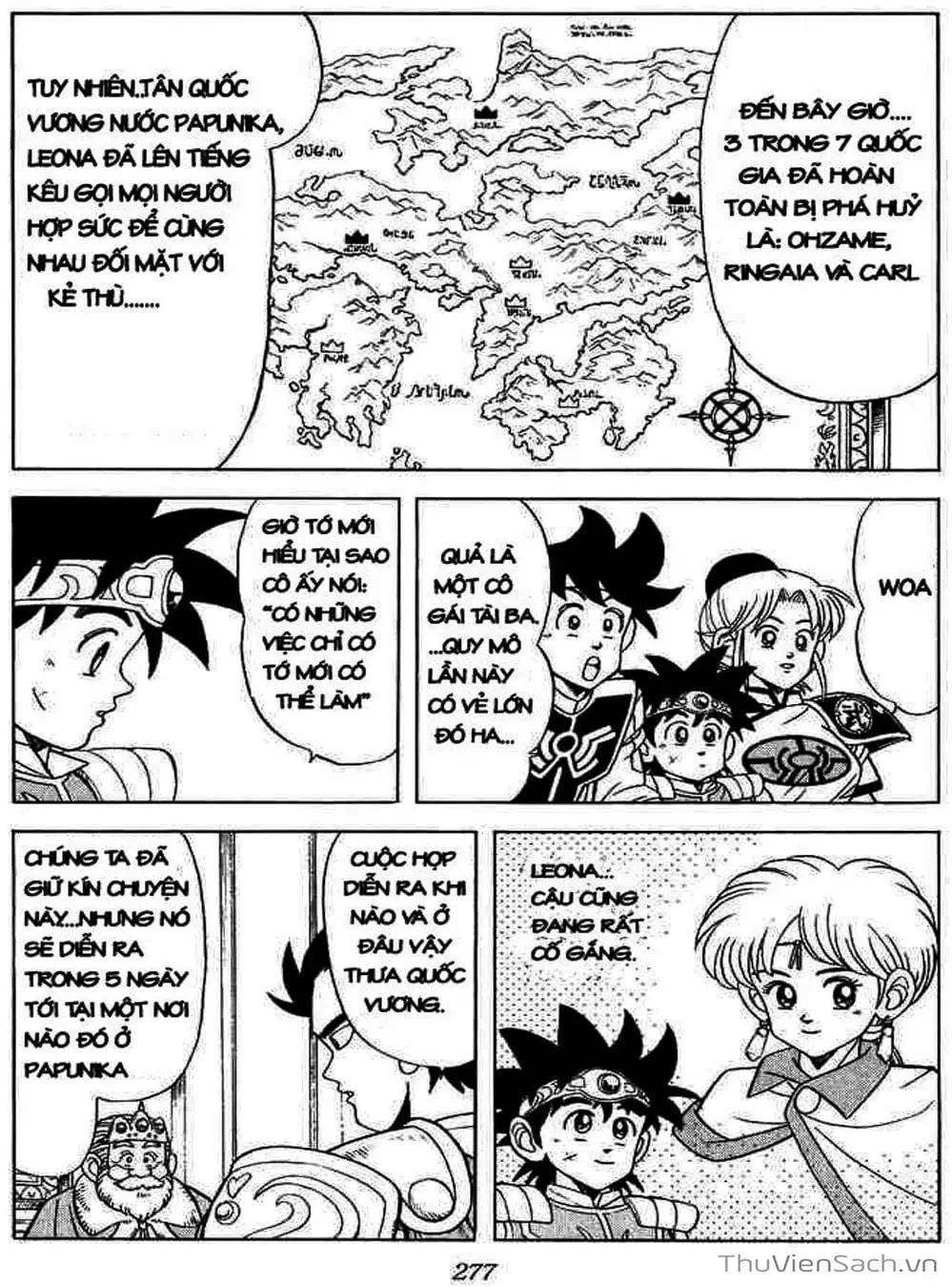 Truyện Tranh Dấu Ấn Rồng Thiêng - Dragon Quest trang 4