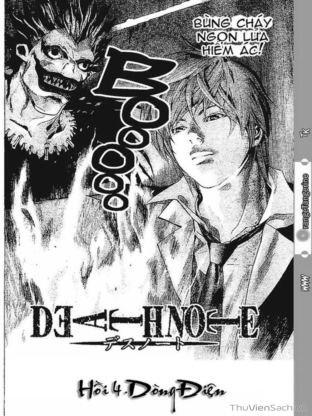 Truyện Tranh Cuốn Sổ Thiên Mệnh - Death Note trang 3