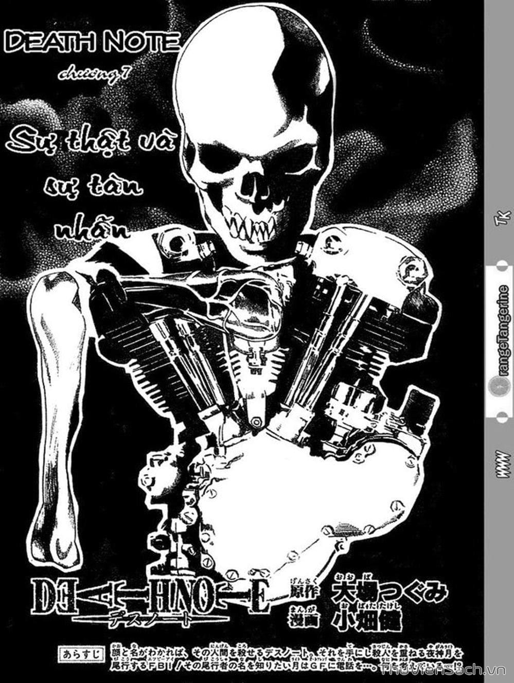 Truyện Tranh Cuốn Sổ Thiên Mệnh - Death Note trang 3