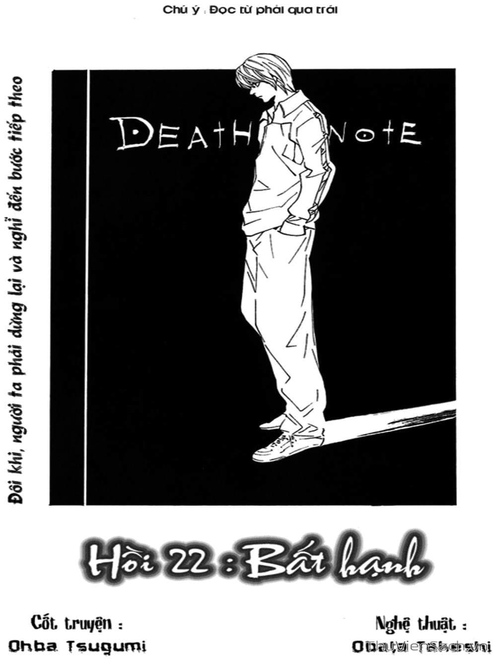 Truyện Tranh Cuốn Sổ Thiên Mệnh - Death Note trang 3