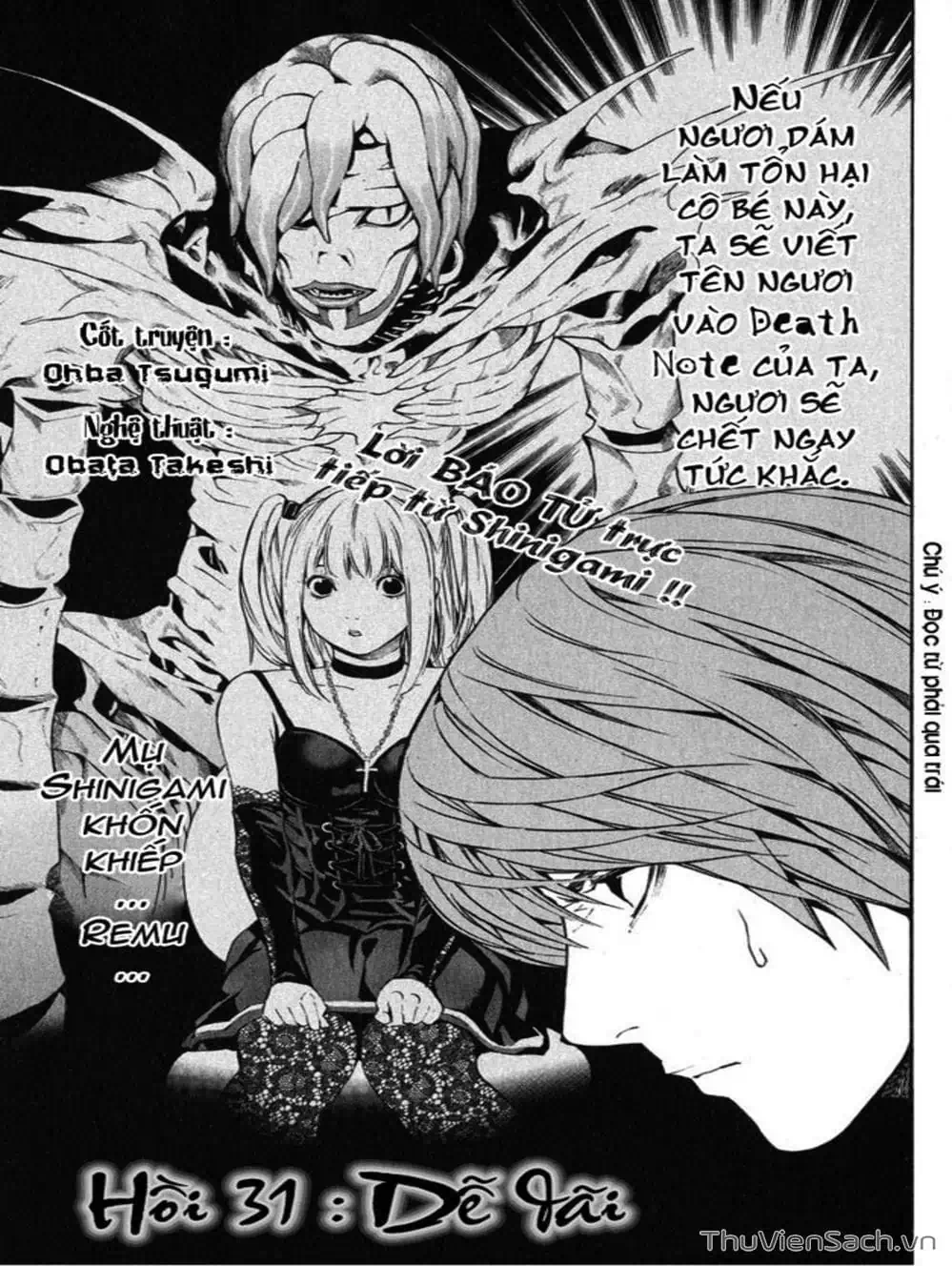 Truyện Tranh Cuốn Sổ Thiên Mệnh - Death Note trang 3