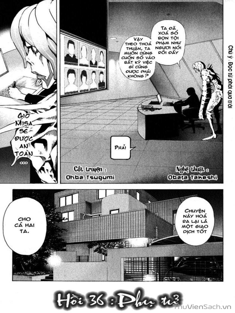 Truyện Tranh Cuốn Sổ Thiên Mệnh - Death Note trang 3
