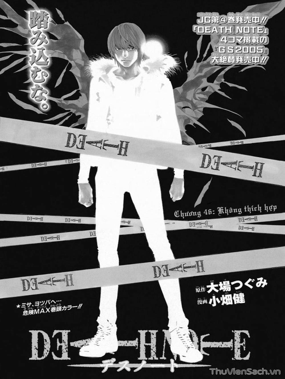 Truyện Tranh Cuốn Sổ Thiên Mệnh - Death Note trang 3