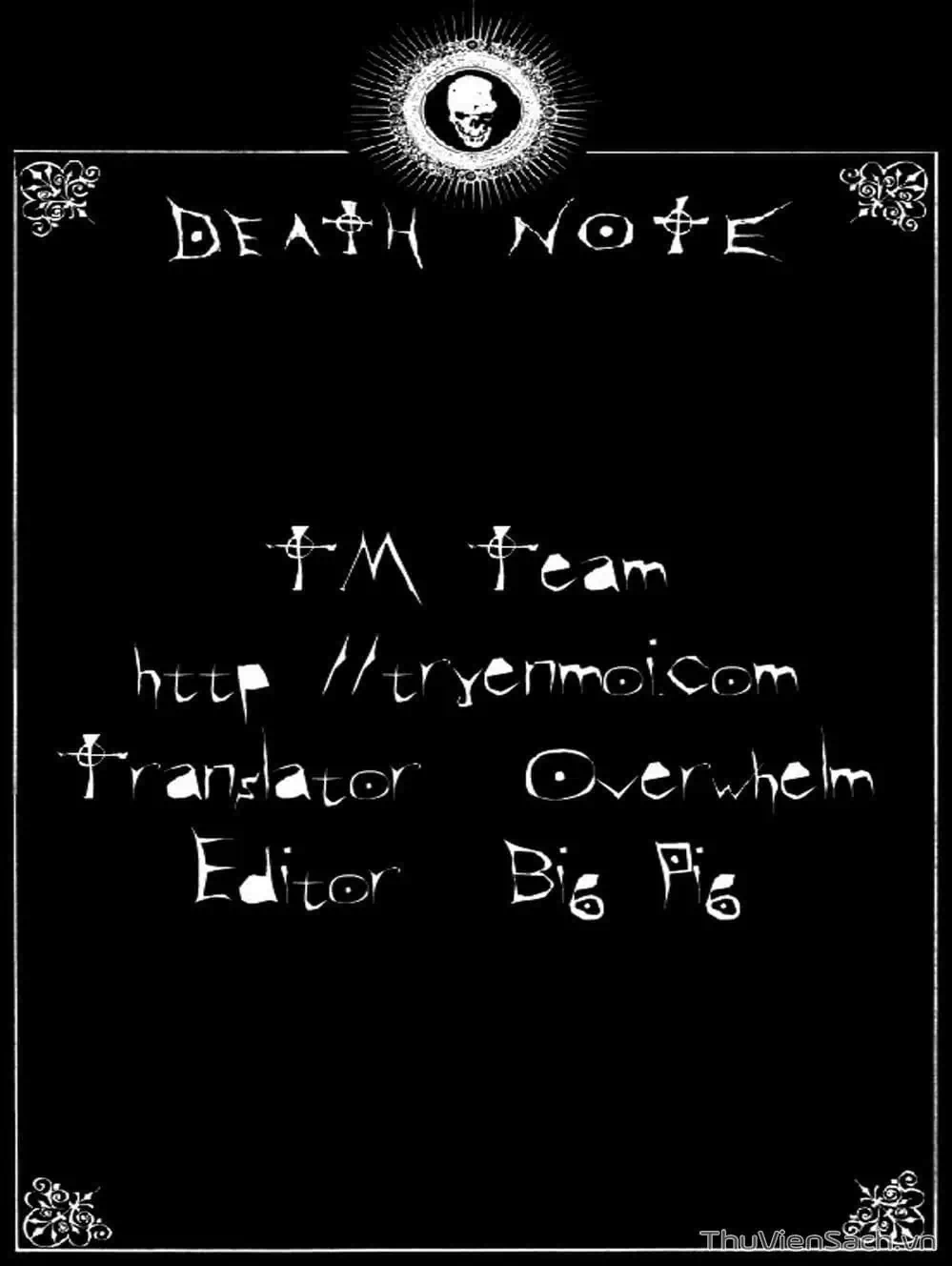 Truyện Tranh Cuốn Sổ Thiên Mệnh - Death Note trang 3