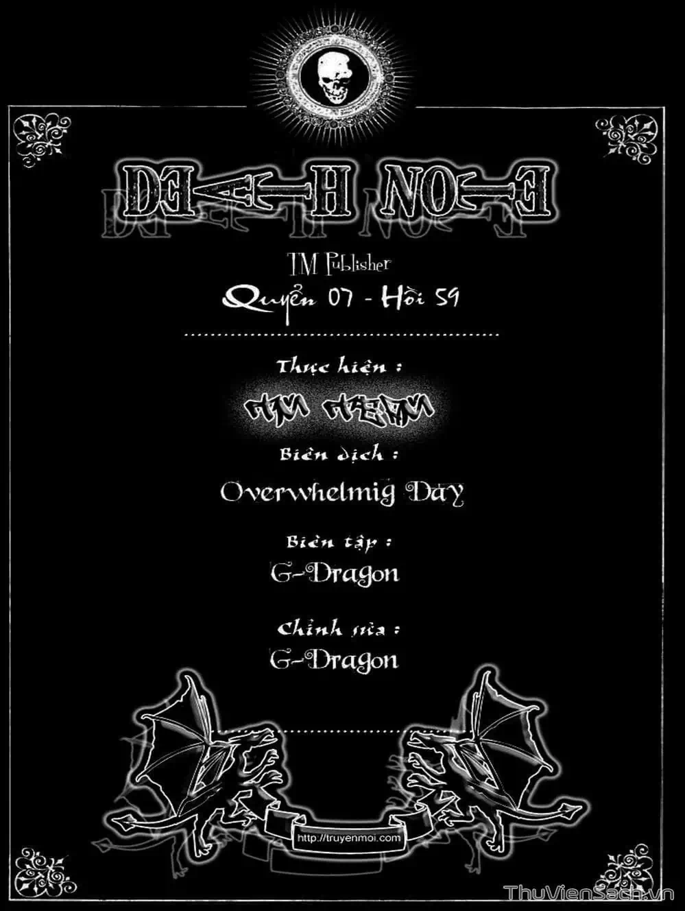 Truyện Tranh Cuốn Sổ Thiên Mệnh - Death Note trang 3