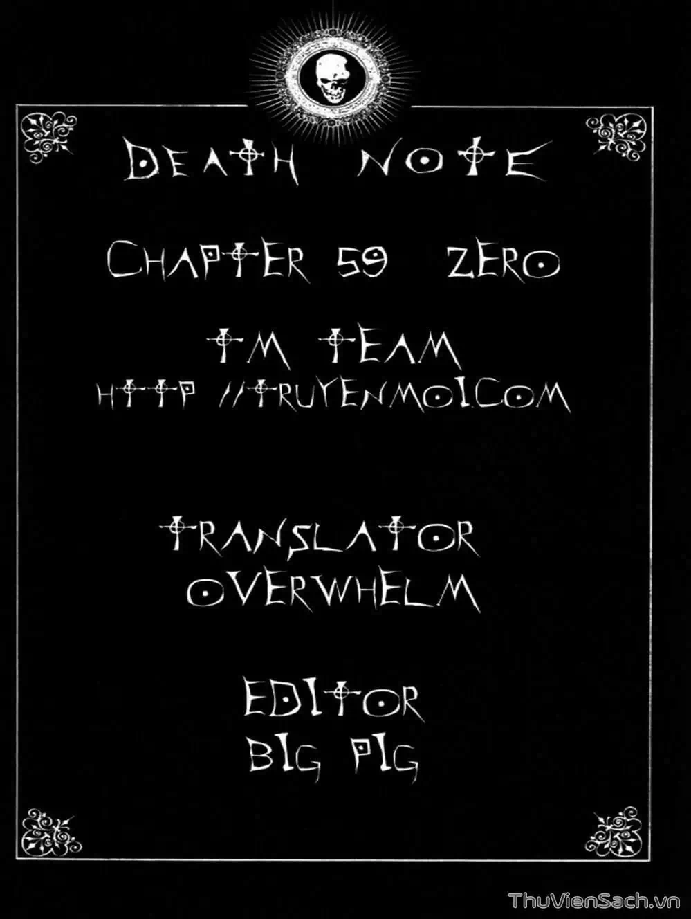 Truyện Tranh Cuốn Sổ Thiên Mệnh - Death Note trang 3