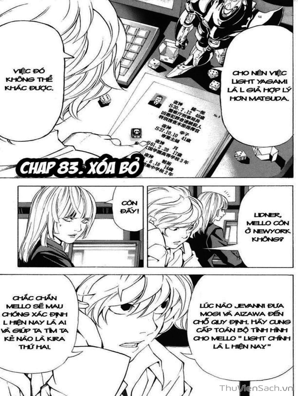 Truyện Tranh Cuốn Sổ Thiên Mệnh - Death Note trang 3