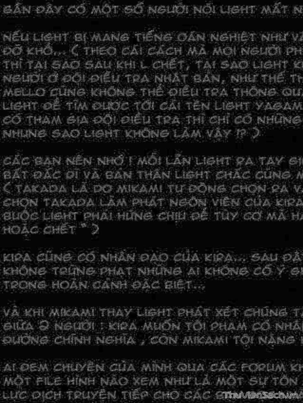 Truyện Tranh Cuốn Sổ Thiên Mệnh - Death Note trang 3