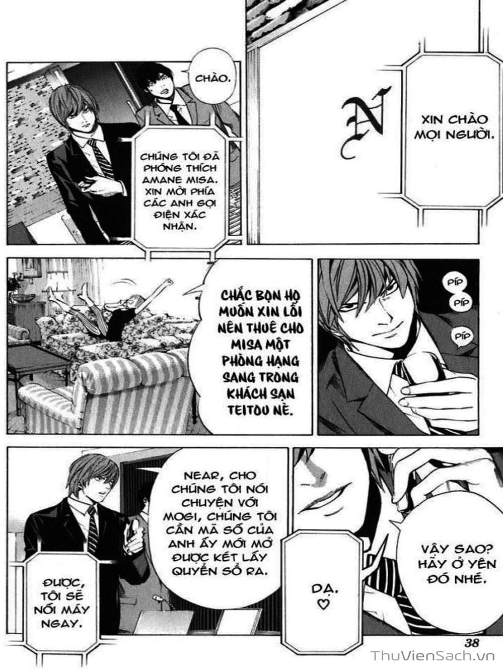 Truyện Tranh Cuốn Sổ Thiên Mệnh - Death Note trang 3