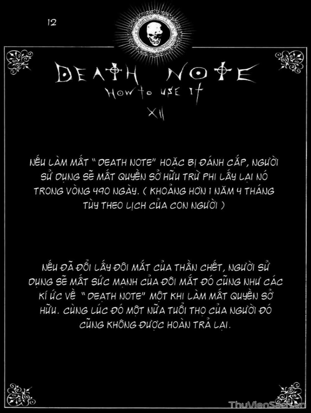 Truyện Tranh Cuốn Sổ Thiên Mệnh - Death Note trang 3