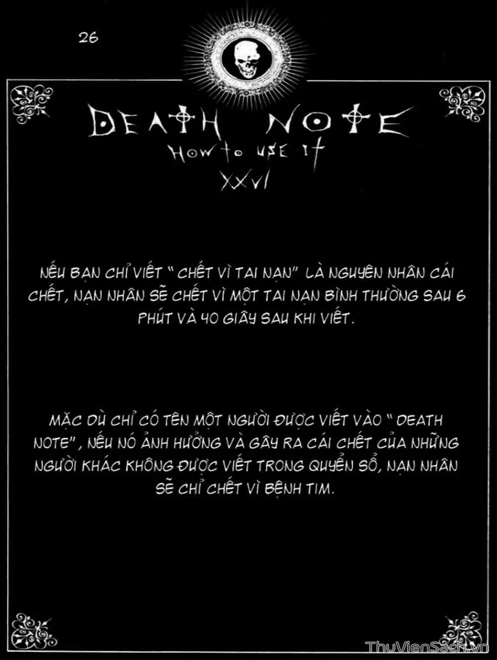 Truyện Tranh Cuốn Sổ Thiên Mệnh - Death Note trang 3