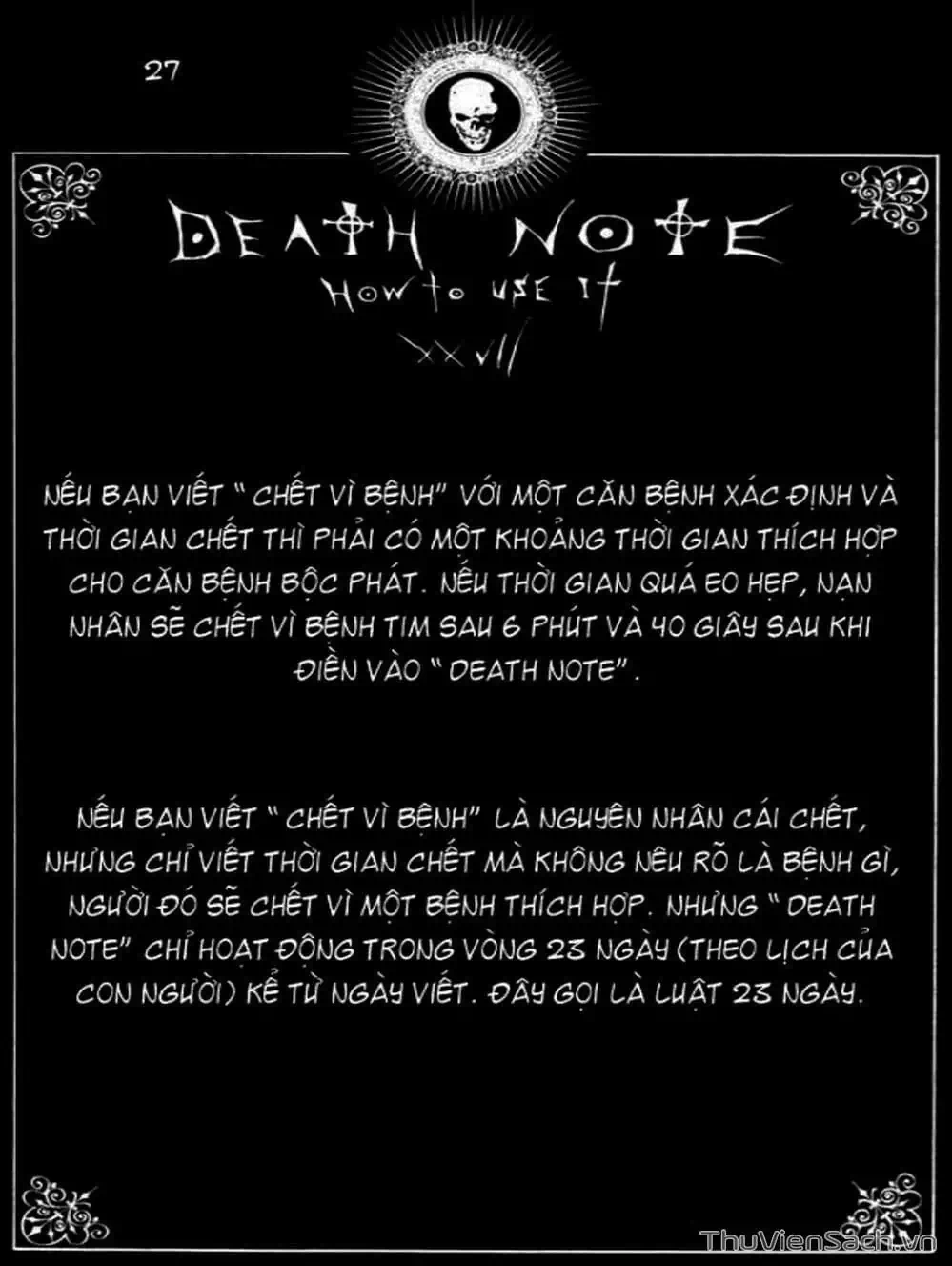 Truyện Tranh Cuốn Sổ Thiên Mệnh - Death Note trang 3