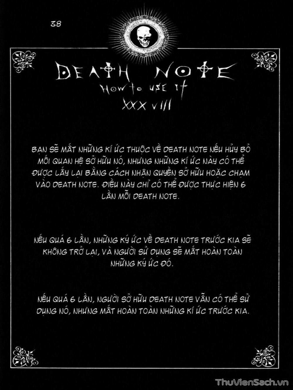 Truyện Tranh Cuốn Sổ Thiên Mệnh - Death Note trang 3