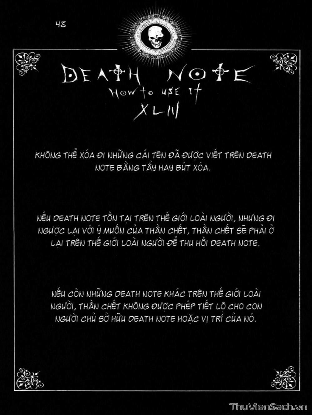 Truyện Tranh Cuốn Sổ Thiên Mệnh - Death Note trang 3