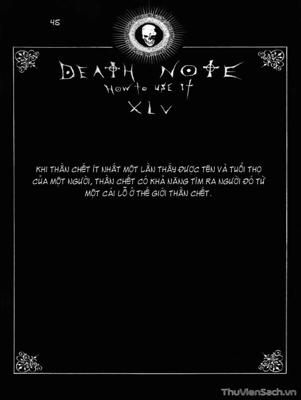 Truyện Tranh Cuốn Sổ Thiên Mệnh - Death Note trang 3