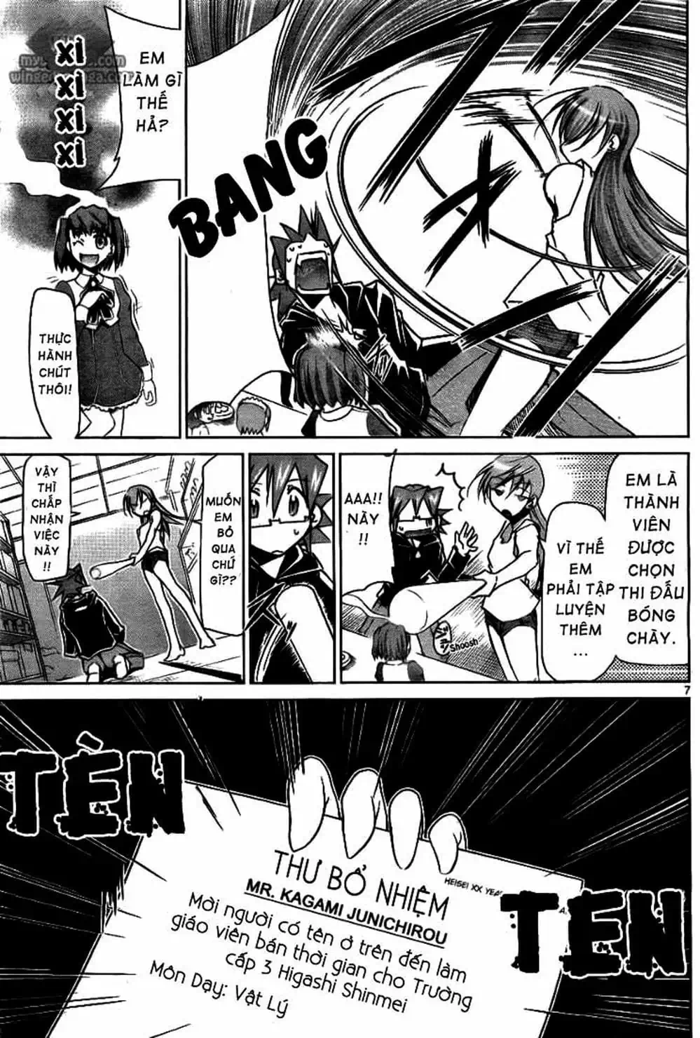 Truyện Tranh Thầy Giáo Lập Dị - Denpa Kyoushi trang 3