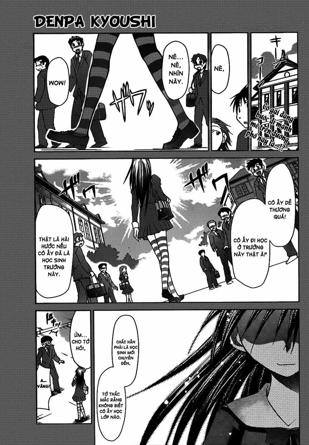Truyện Tranh Thầy Giáo Lập Dị - Denpa Kyoushi trang 3