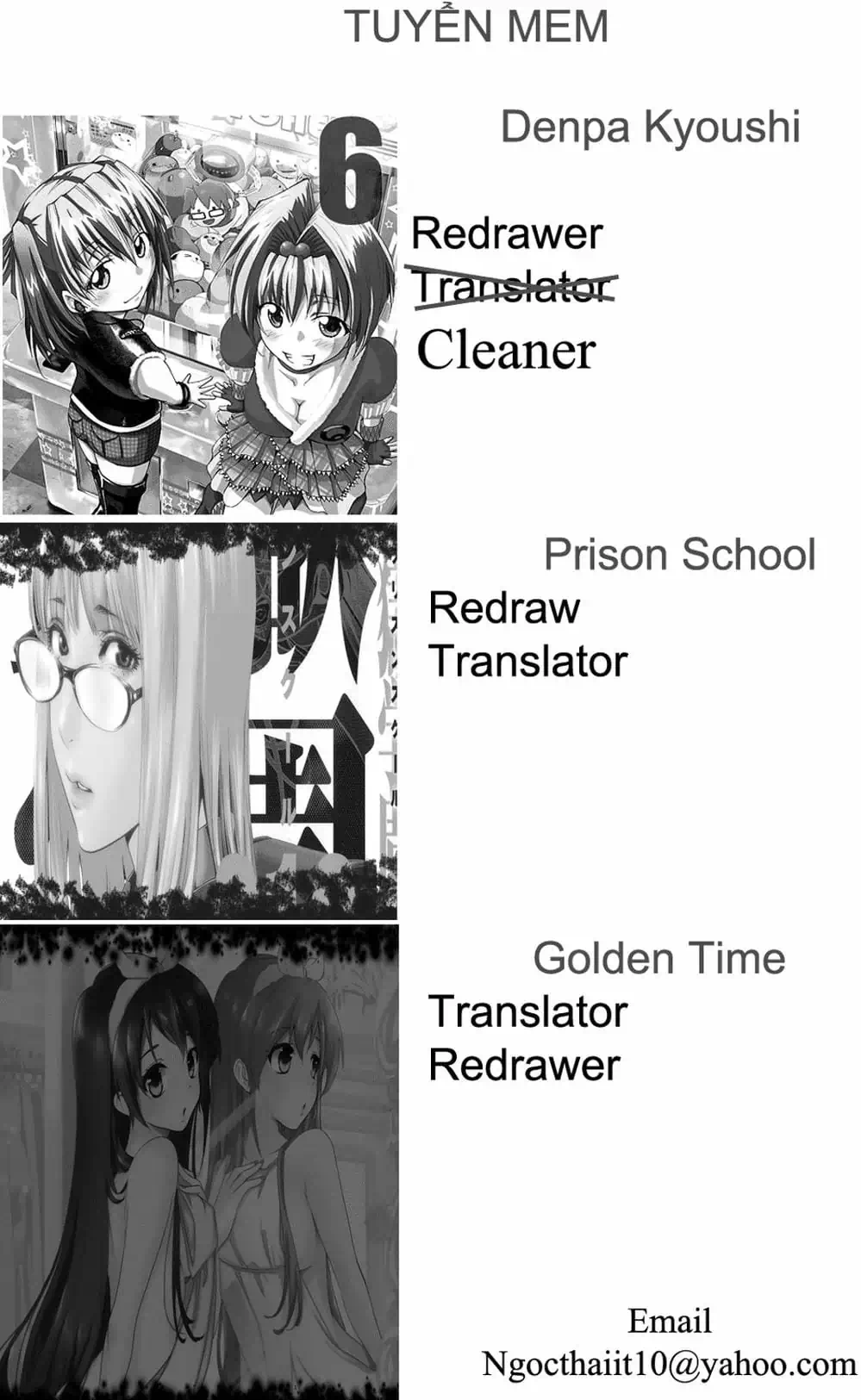 Truyện Tranh Thầy Giáo Lập Dị - Denpa Kyoushi trang 3