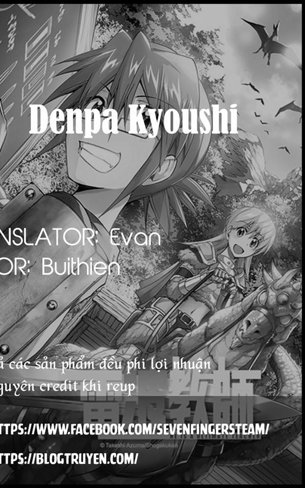 Truyện Tranh Thầy Giáo Lập Dị - Denpa Kyoushi trang 3