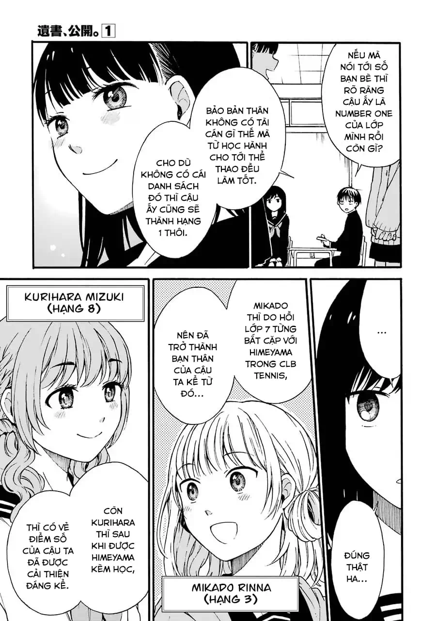 Truyện Tranh Di Thư Trên Bàn - A Message To The Desk trang 6