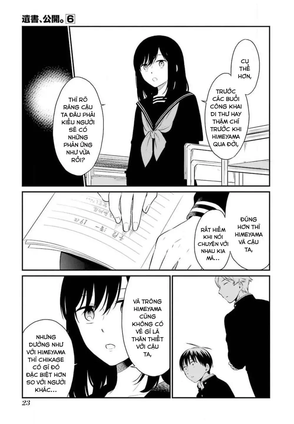 Truyện Tranh Di Thư Trên Bàn - A Message To The Desk trang 6