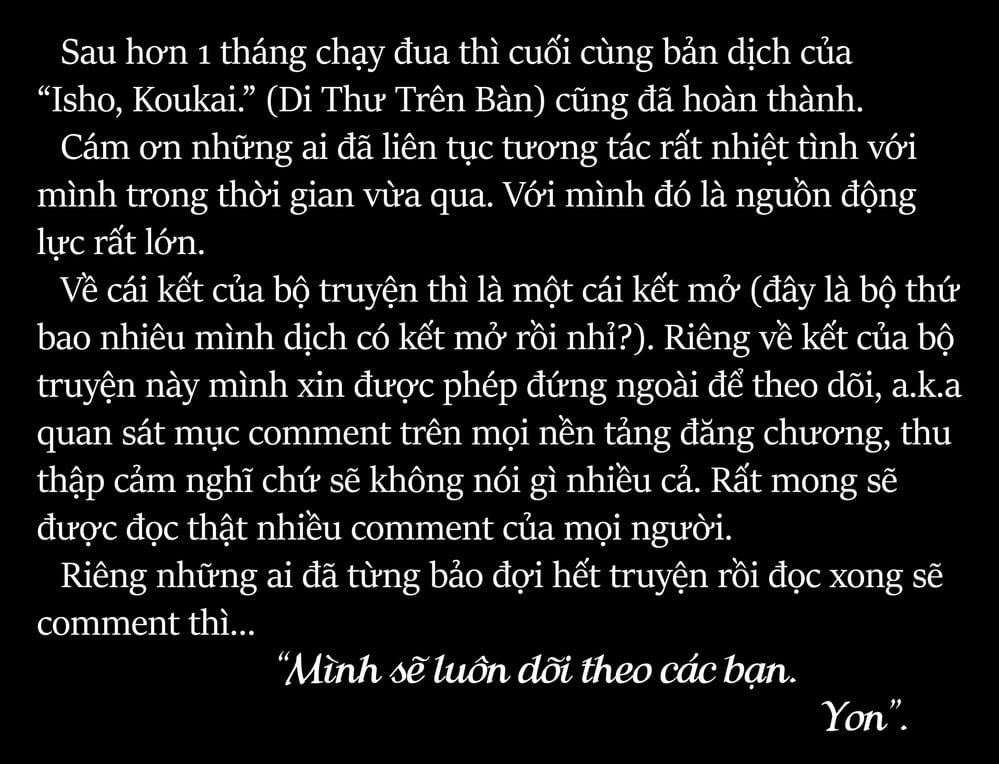 Truyện Tranh Di Thư Trên Bàn - A Message To The Desk trang 6