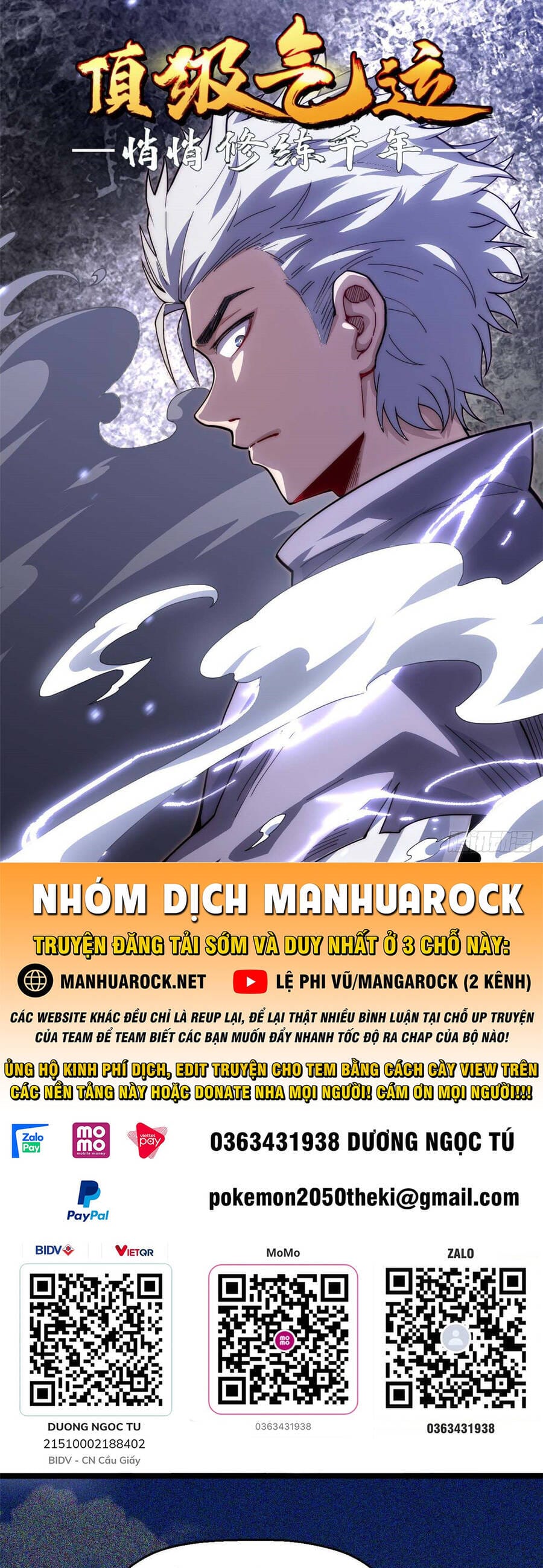 Truyện Tranh Đỉnh Cấp Khí Vận, Lặng Lẽ Tu Luyện Ngàn Năm trang 6