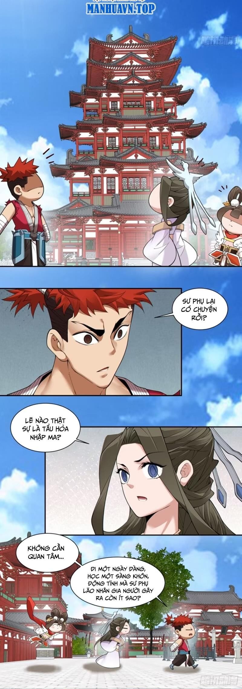 Truyện Tranh Đồ Đệ Của Ta Đều Là Đại Phản Phái trang 4