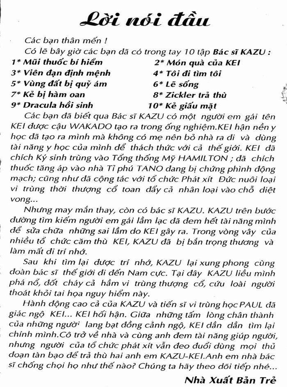 Truyện Tranh Bác Sĩ K - Doctor K trang 3