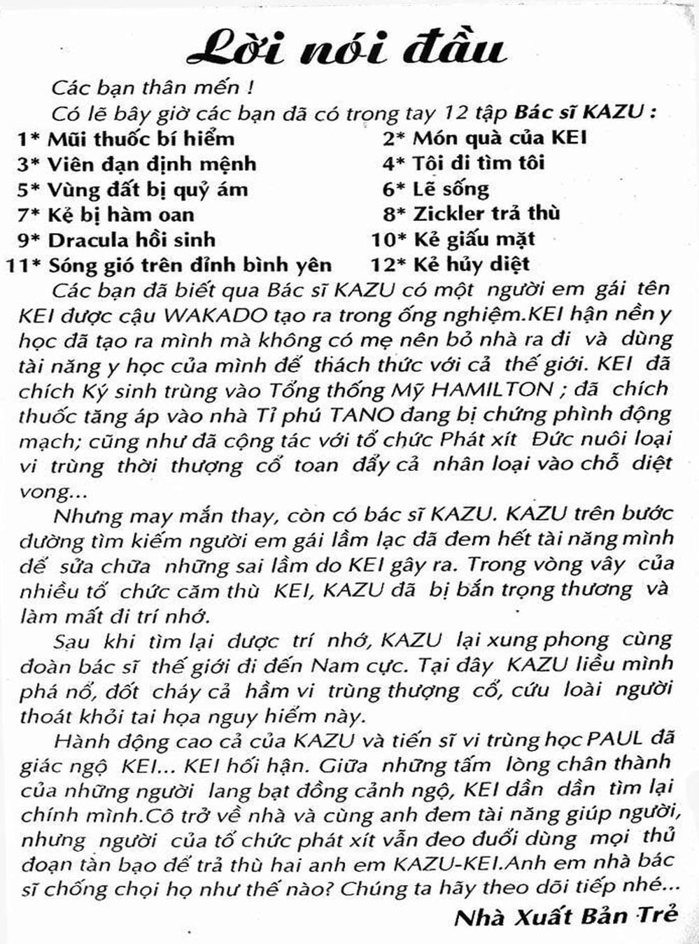 Truyện Tranh Bác Sĩ K - Doctor K trang 3