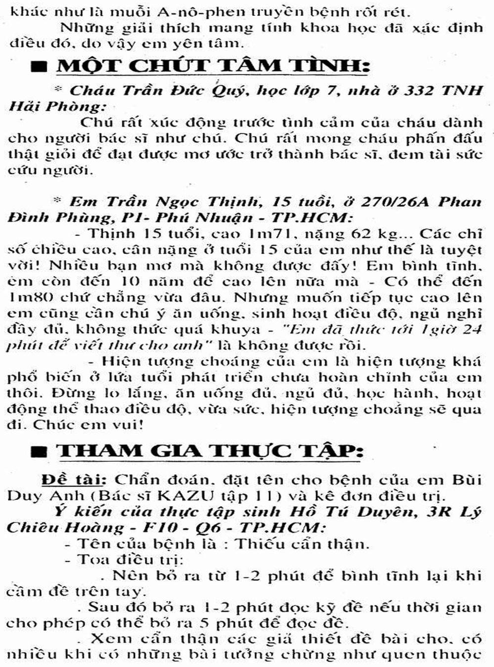 Truyện Tranh Bác Sĩ K - Doctor K trang 3