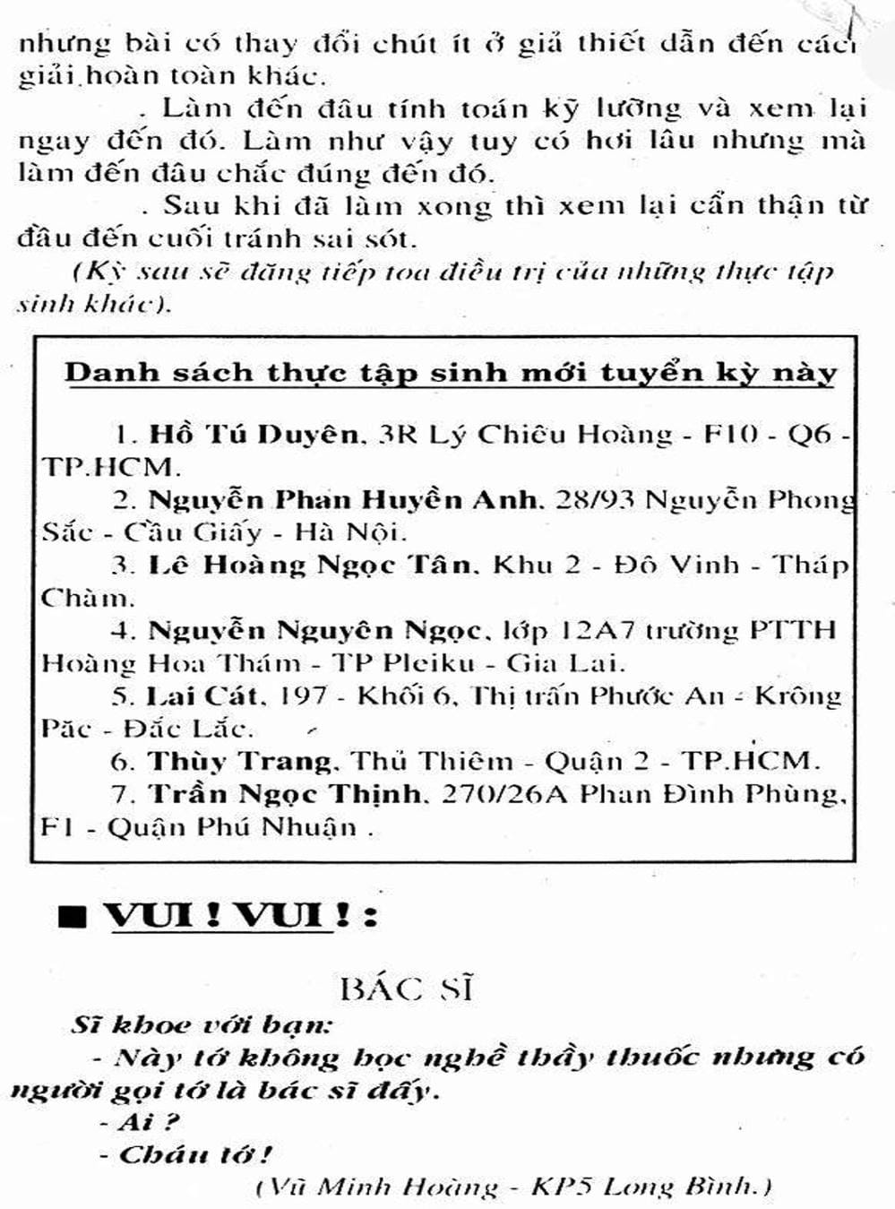 Truyện Tranh Bác Sĩ K - Doctor K trang 3