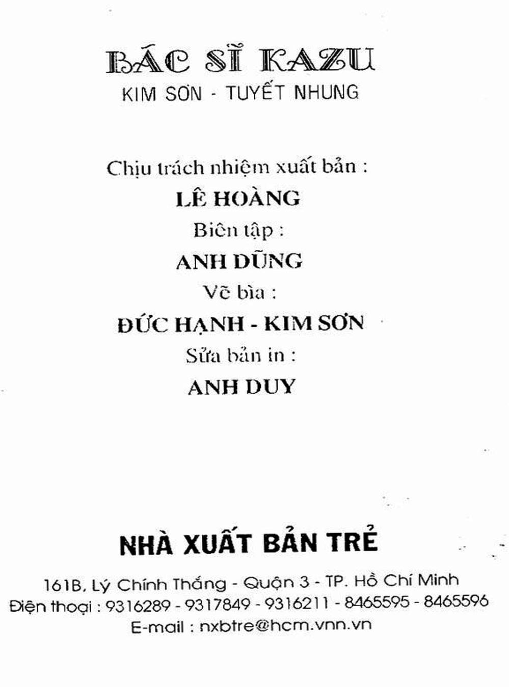 Truyện Tranh Bác Sĩ K - Doctor K trang 3