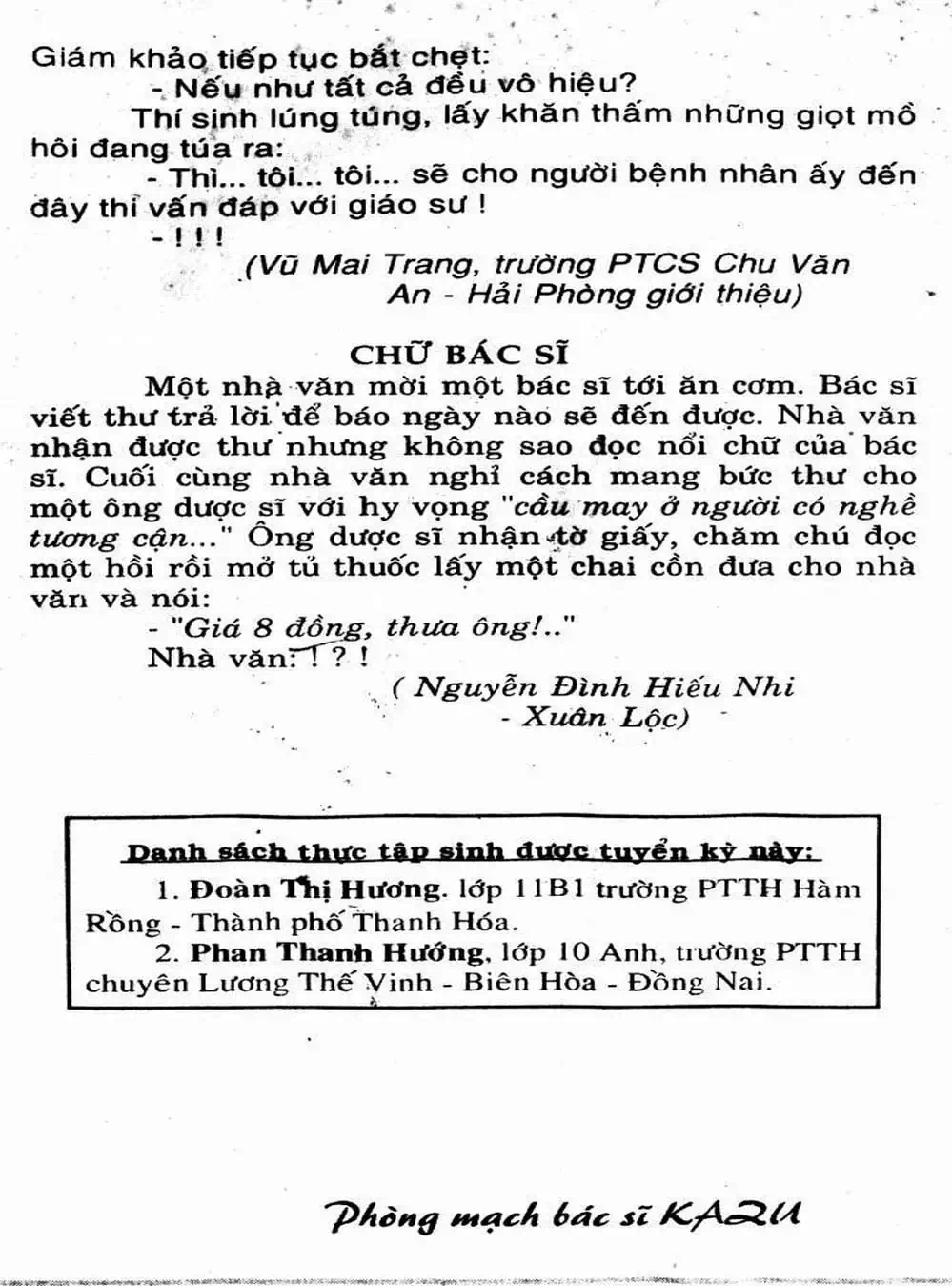 Truyện Tranh Bác Sĩ K - Doctor K trang 3