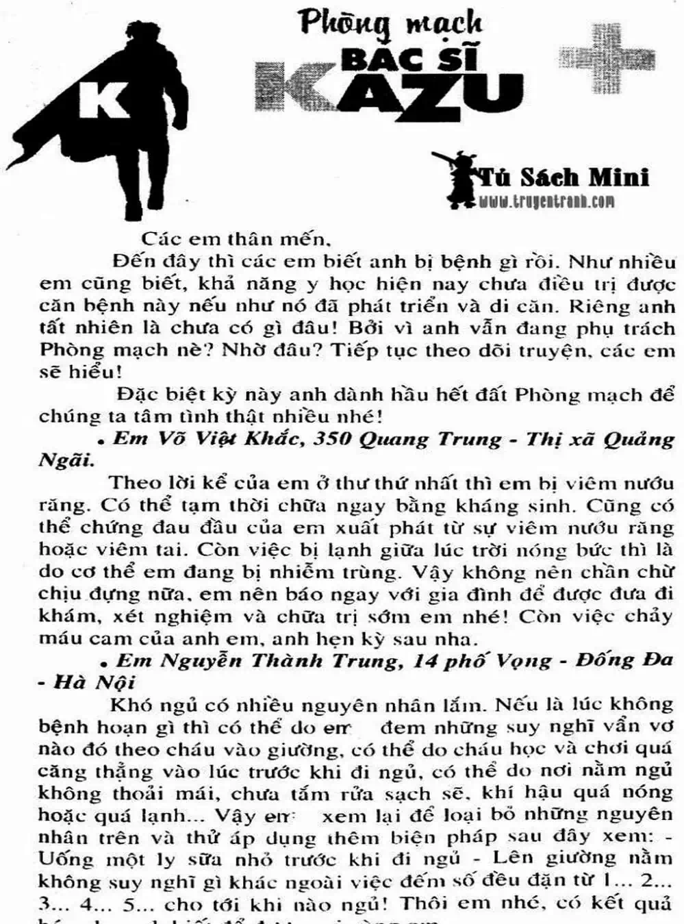 Truyện Tranh Bác Sĩ K - Doctor K trang 3