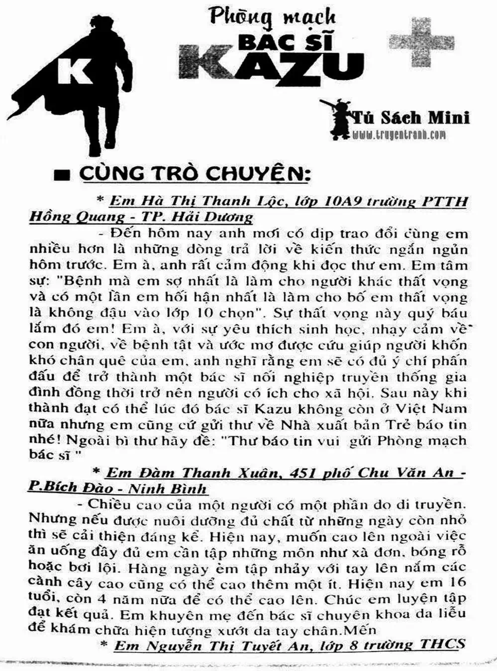 Truyện Tranh Bác Sĩ K - Doctor K trang 3