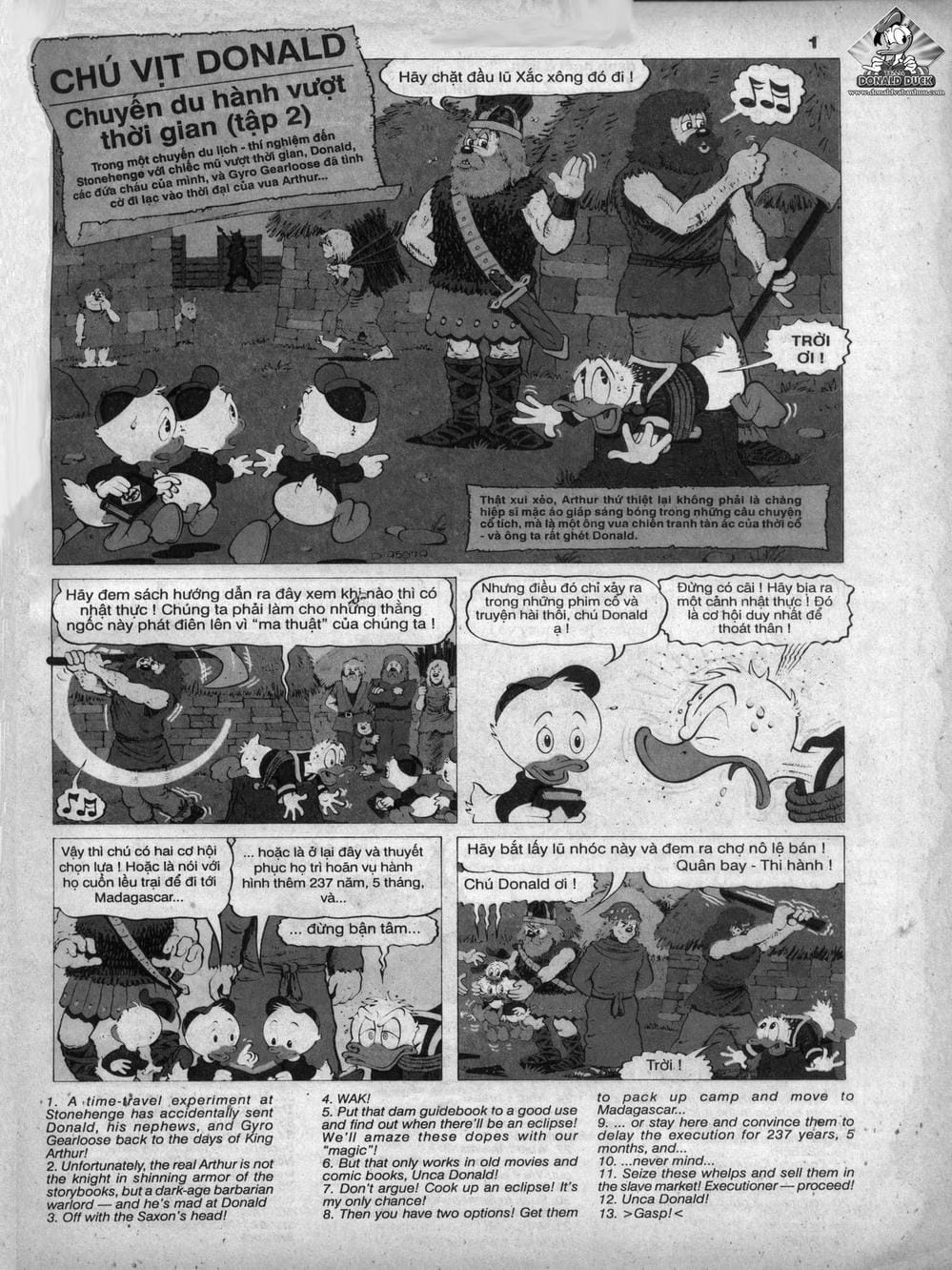 Truyện Tranh Donald Và Bạn Hữu trang 2