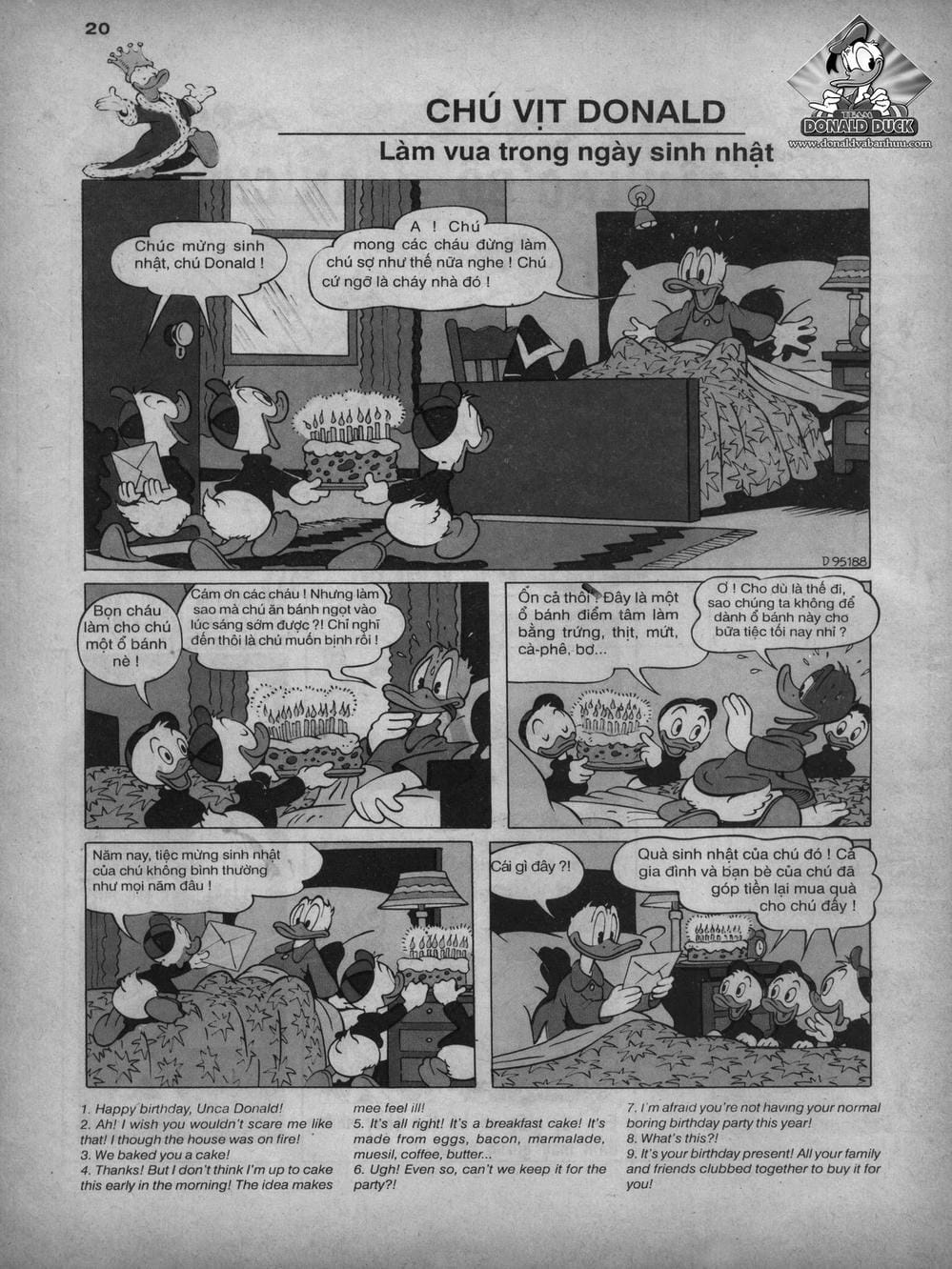 Truyện Tranh Donald Và Bạn Hữu trang 2