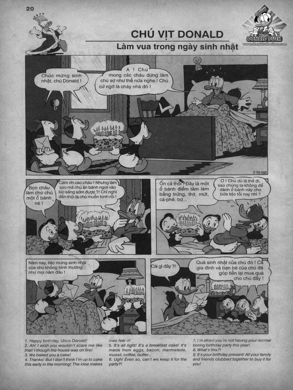 Truyện Tranh Donald Và Bạn Hữu trang 2